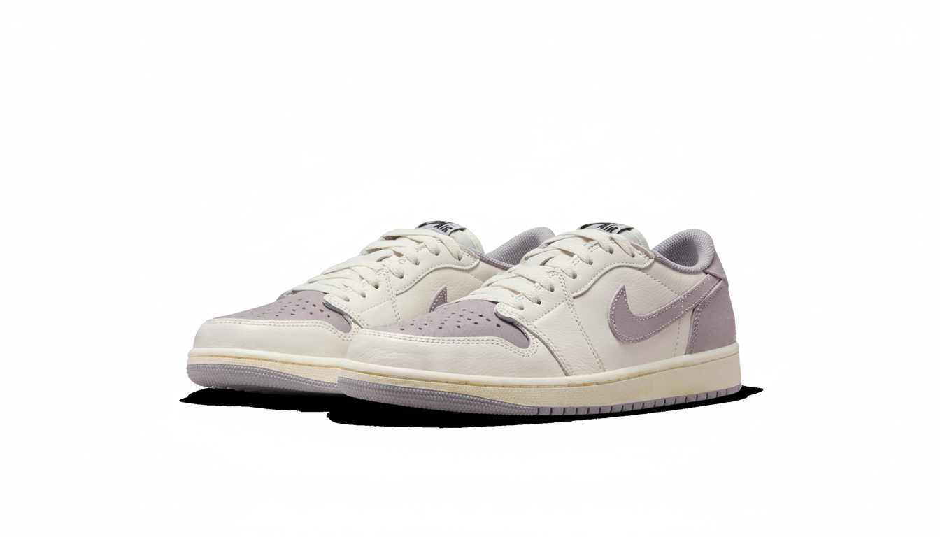 NIKE AIR JORDEN 1 RETRO LOW OG "ATMOSPHERE GREY"