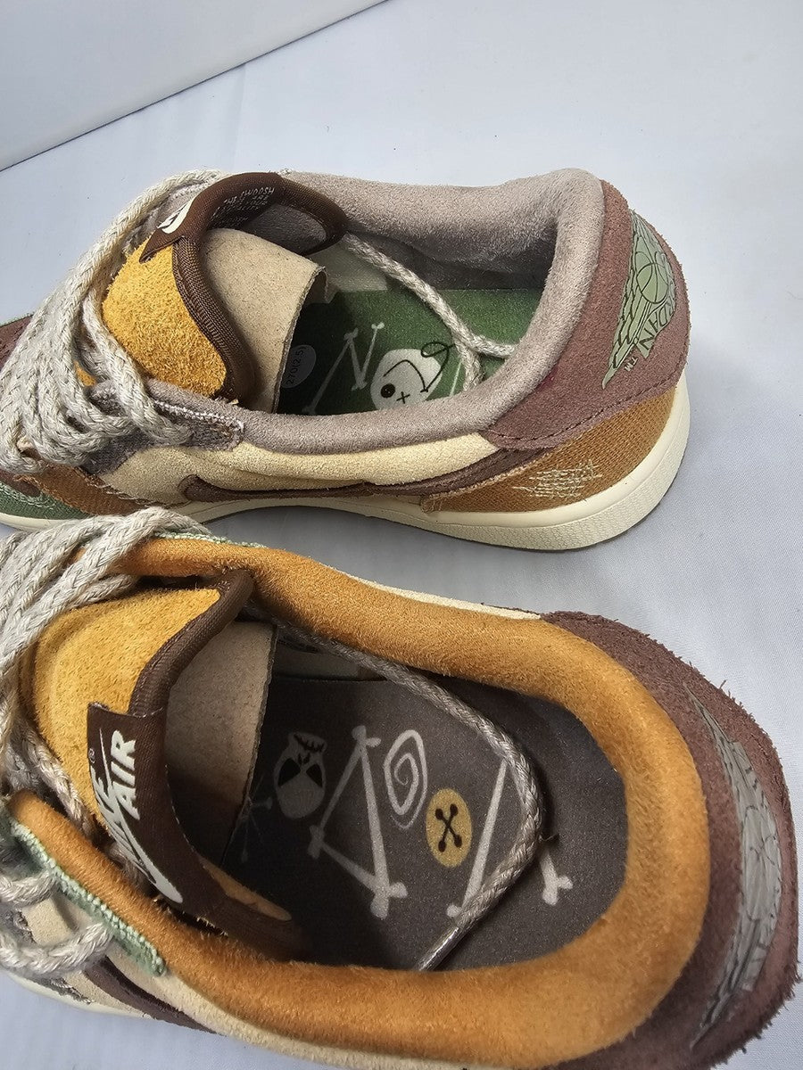 The Zion Williamson x Air Jordan 1 Retro Low OG 'Voodoo' features a distinctive
