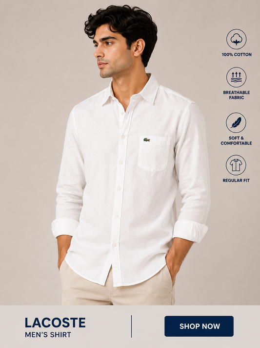 WHITE LACOSTE