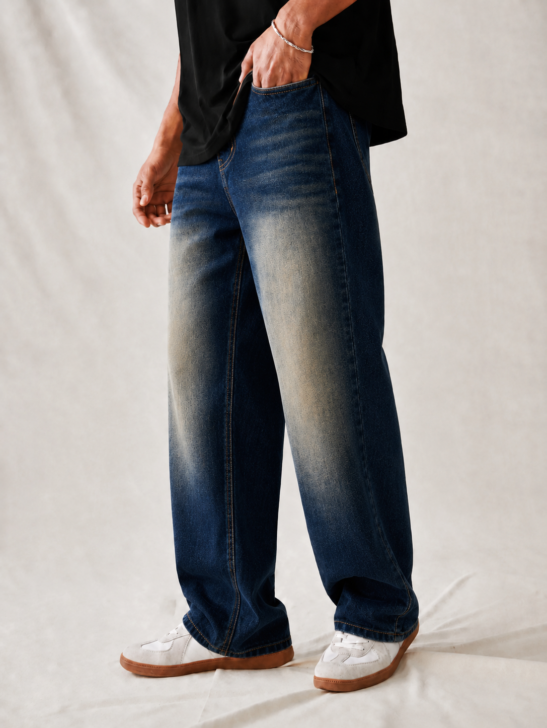 Blue denim