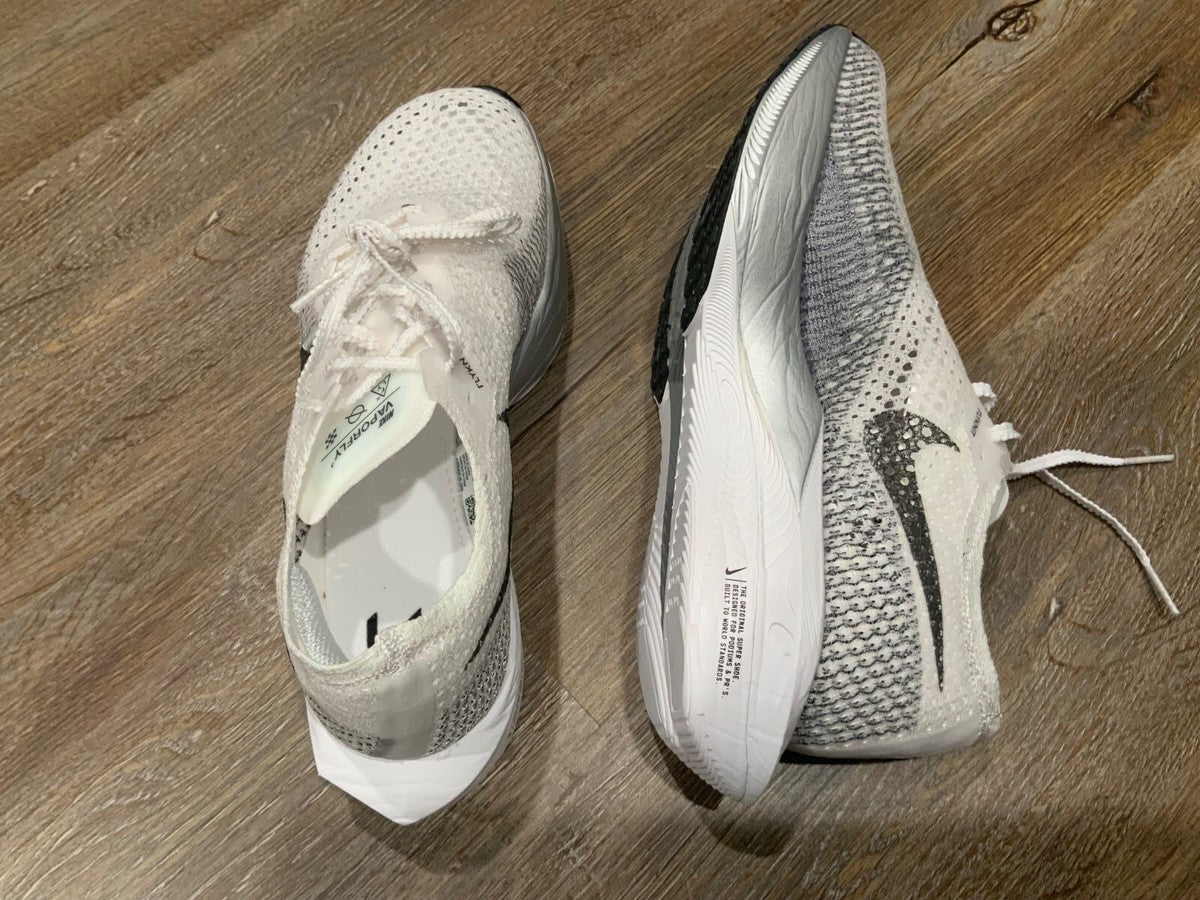 New Nike ZoomX Vaporfly Next% 3 White Grey DV4130-100 Wmns Sz